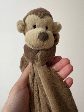 New with Tags Retired Jellycat Bashful Monkey Rare Plush Lovey
